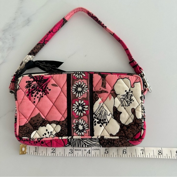 Vera Bradley 
Mocha Rouge 
Pink Brown Print Wallet Wristlet - Picture 3 of 5